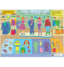 Одежда и обувь. Clothes and Shoes. Наглядное пособие по английскому языку