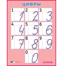 Цифры. Наглядное пособие для начальной школы