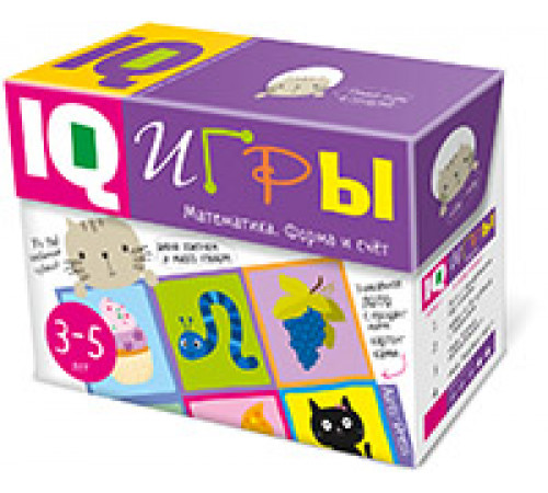 Сундучок с IQ играми. Математика. Форма и счет. 3-5 лет Сундучок с IQ играми. Математика. Форма и счет. 3-5 лет