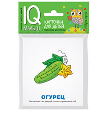 Умный малыш. Загадки. Набор карточек для детей.